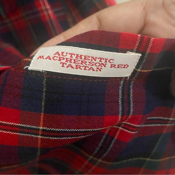 Pendleton Sir Pendleton Wool Button Up in Macpherson Red Tartan - Picture 7 of 7